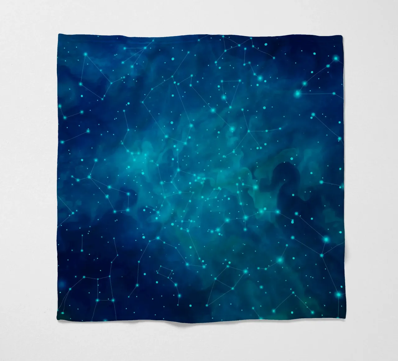 Indigo Nebula coperta in pile da Vivi Nicolin