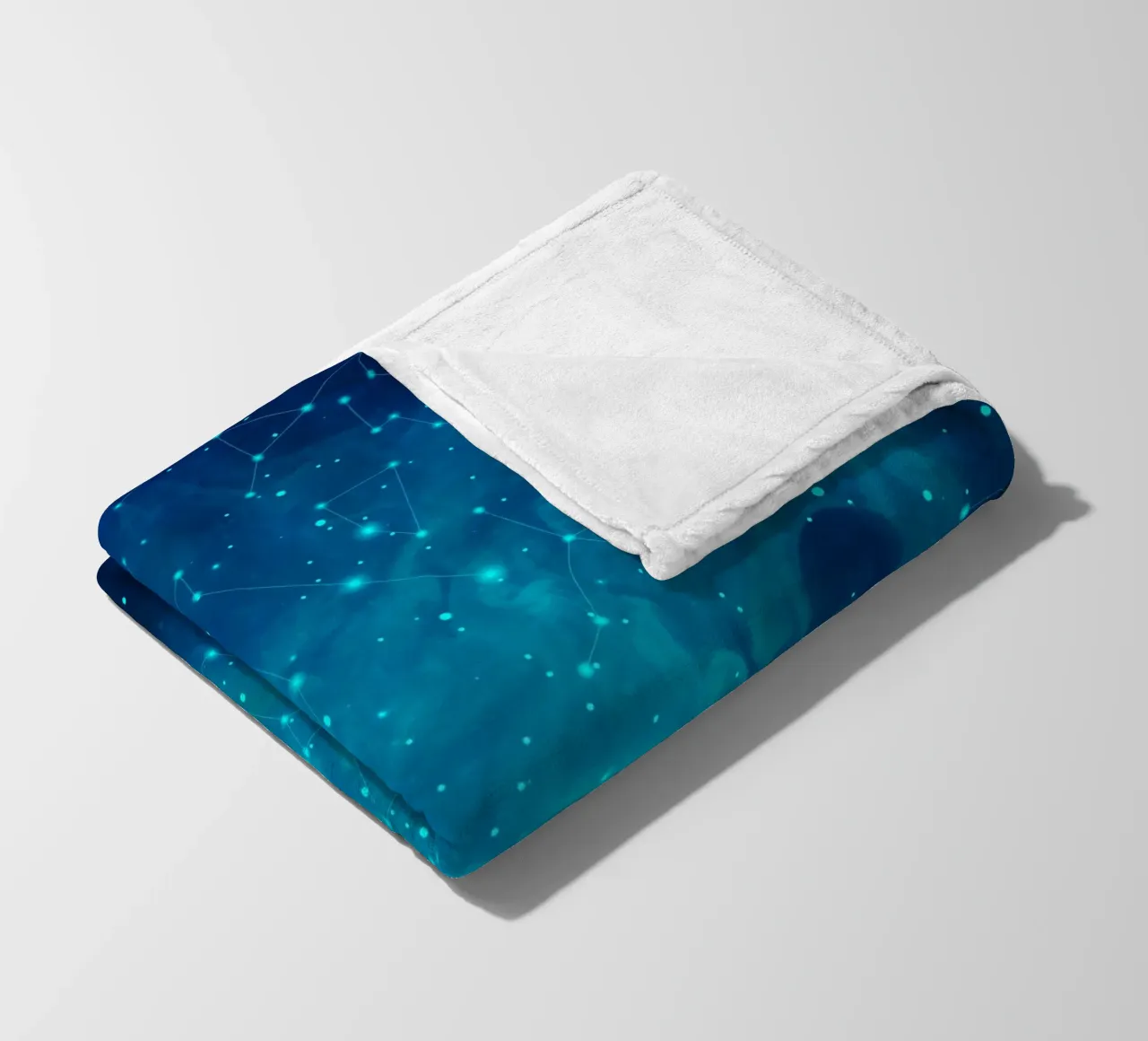 Indigo Nebula coperta in pile da Vivi Nicolin
