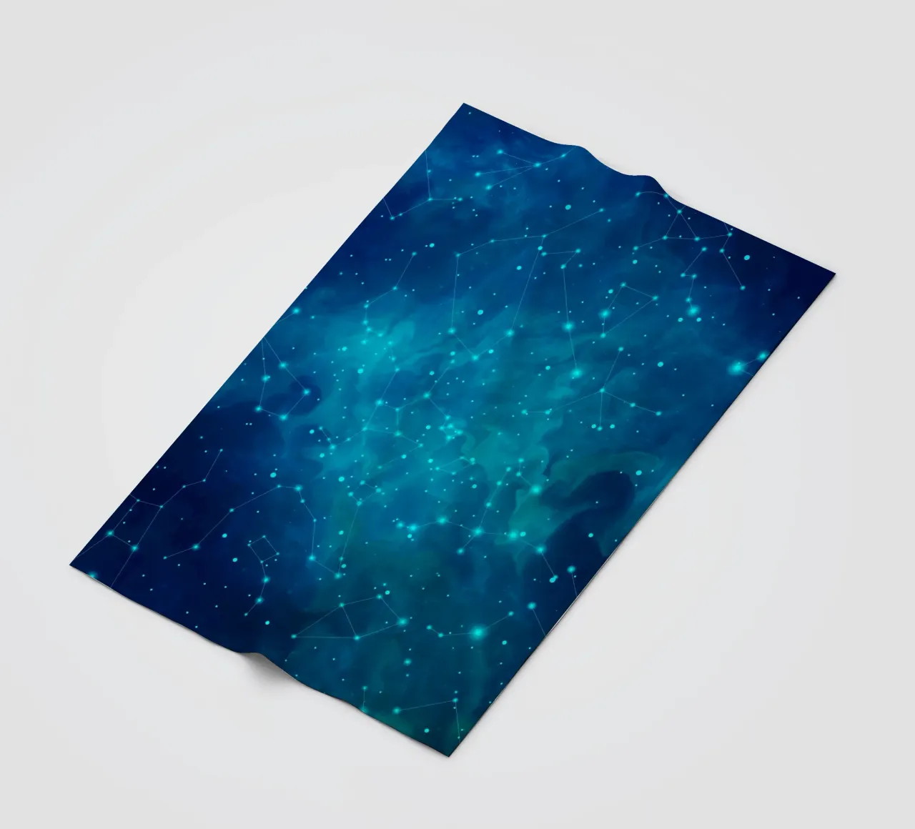 Indigo Nebula coperta in pile da Vivi Nicolin