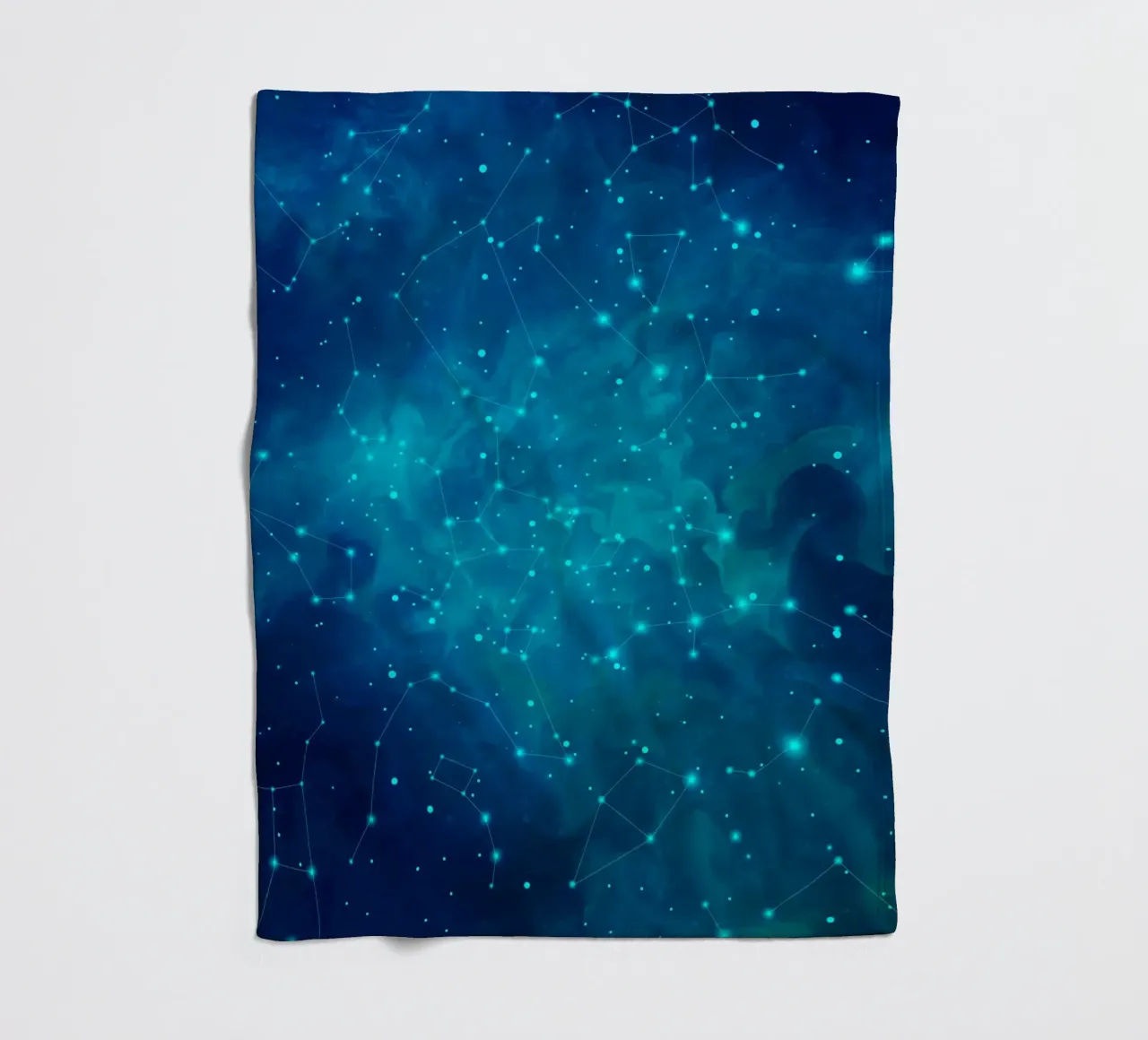 Indigo Nebula coperta in pile da Vivi Nicolin