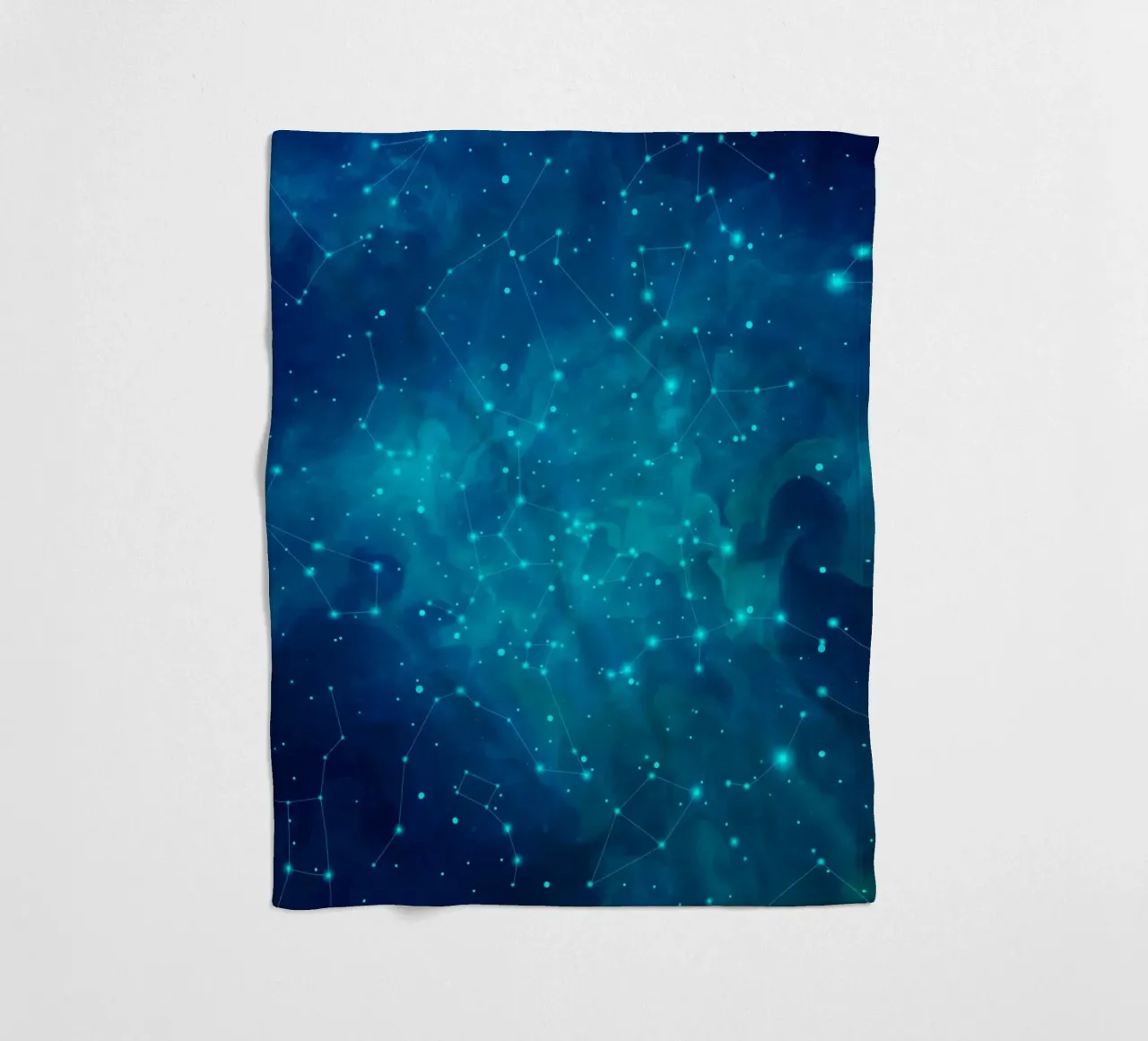 Indigo Nebula coperta in pile da Vivi Nicolin