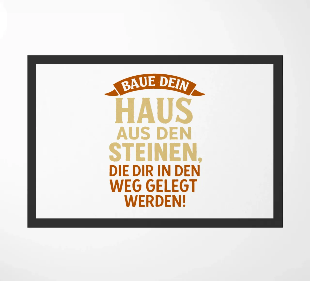 BAUE DEIN HAUS AUS DEN STEINEN, DIE IM WEG LIEGEN zerbino da Vintage Van Gogh