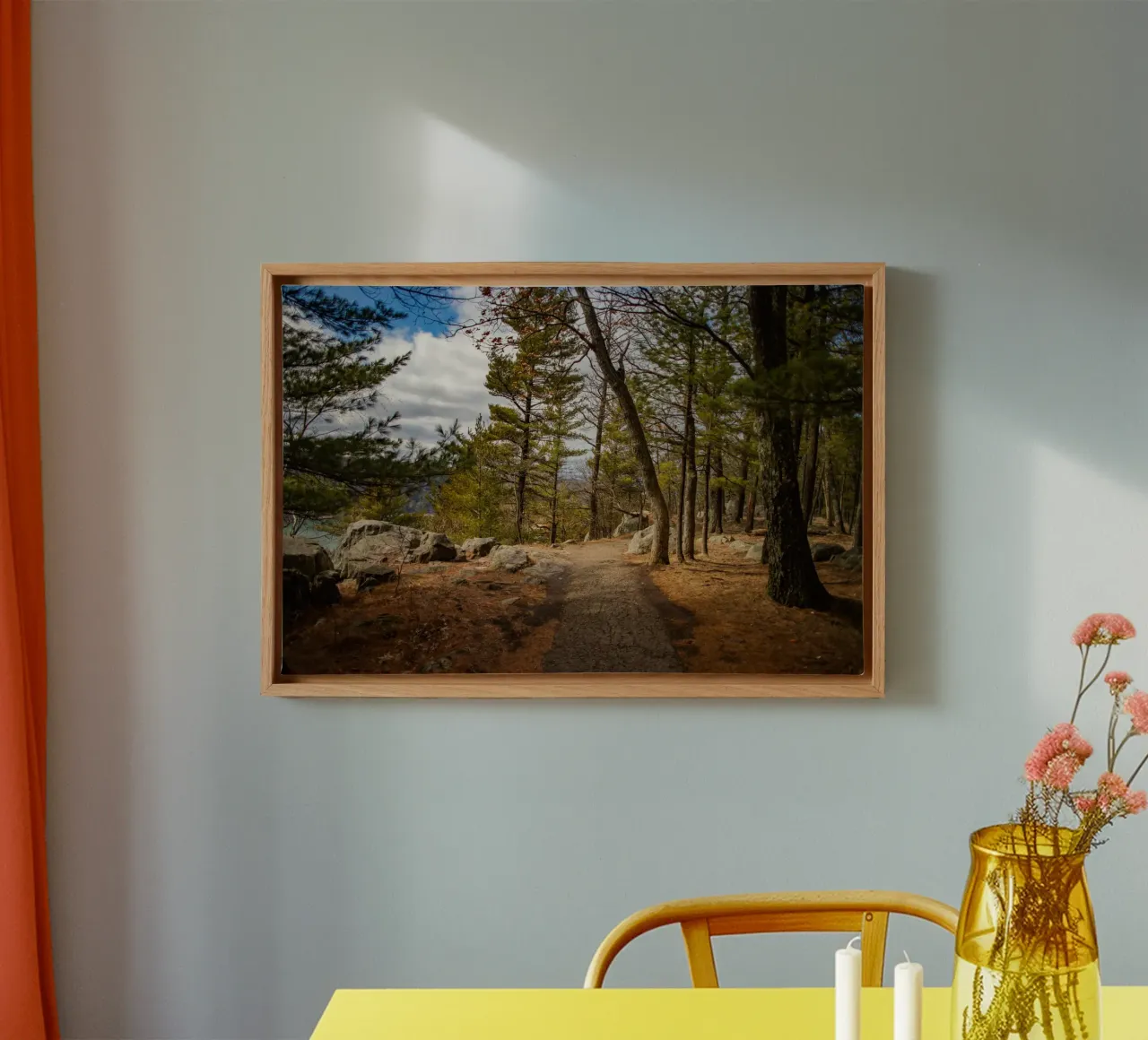 Nella foresta tela da PhotoVibe Decor