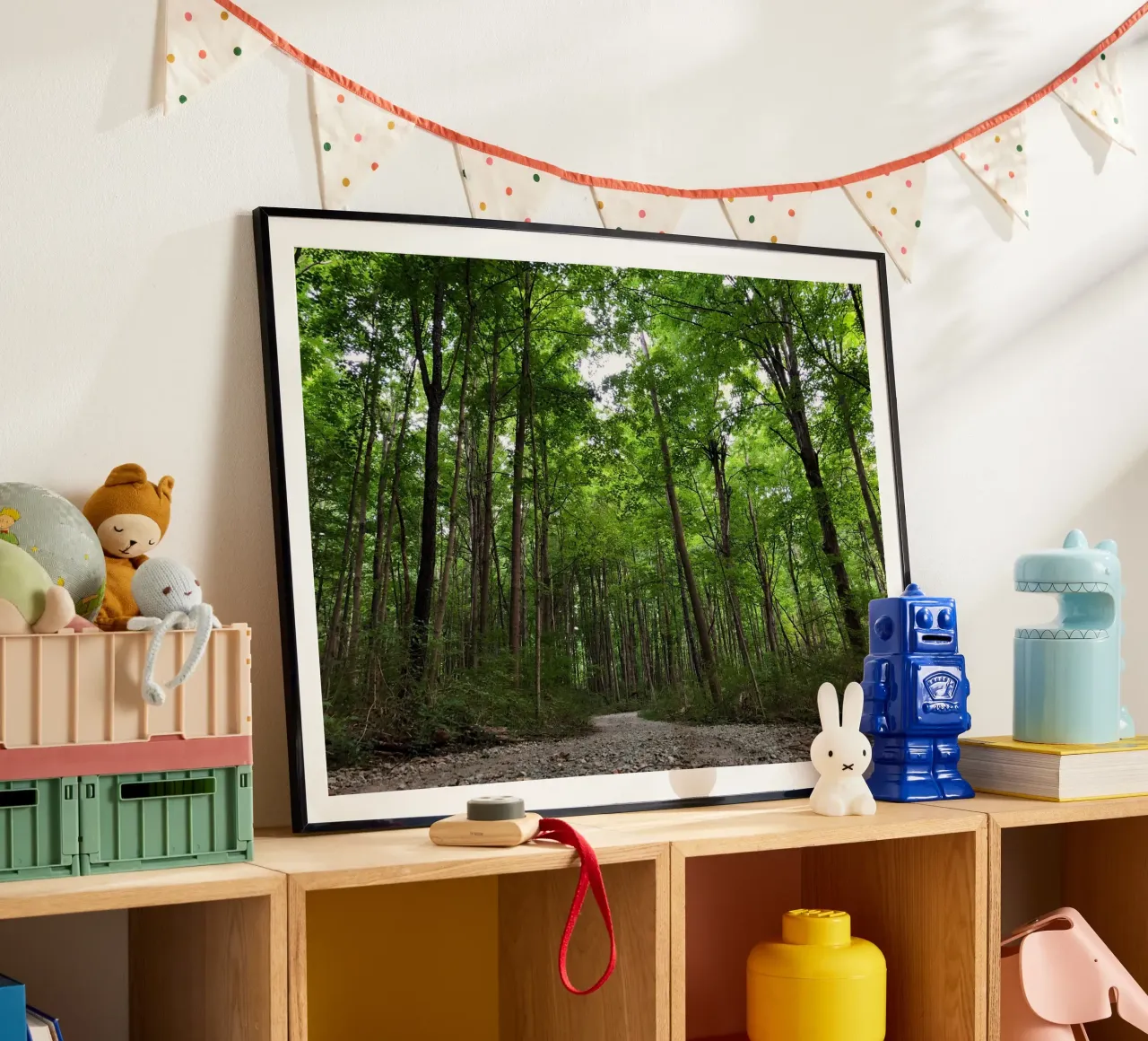 Nella foresta poster da PhotoVibe Decor