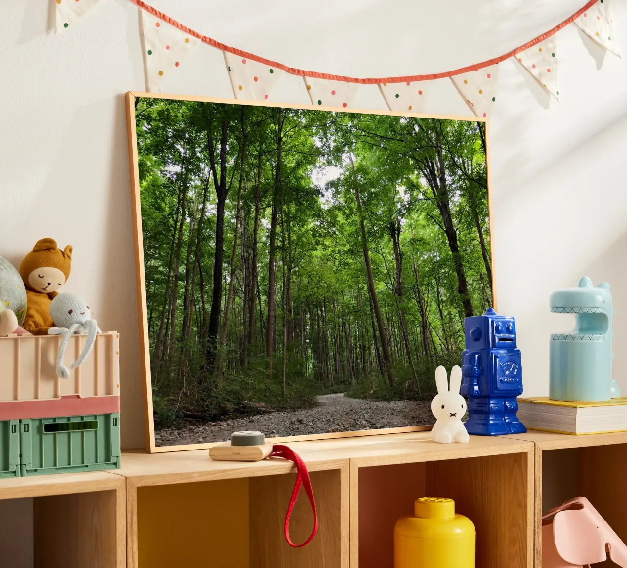 Nella foresta poster da PhotoVibe Decor