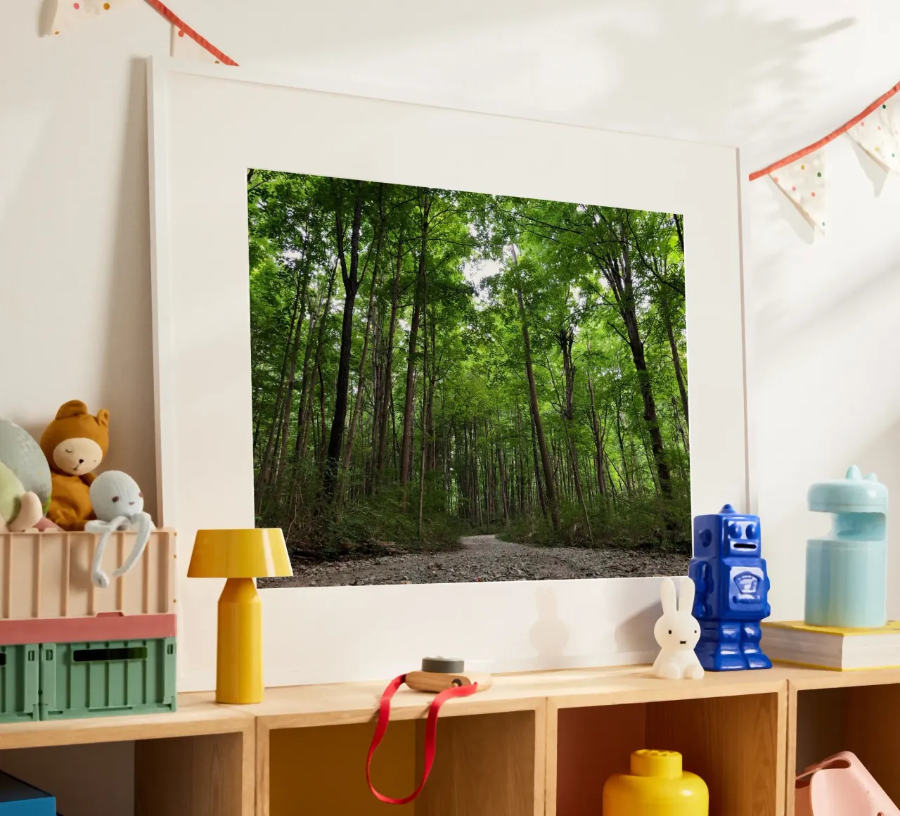 Nella foresta poster da PhotoVibe Decor