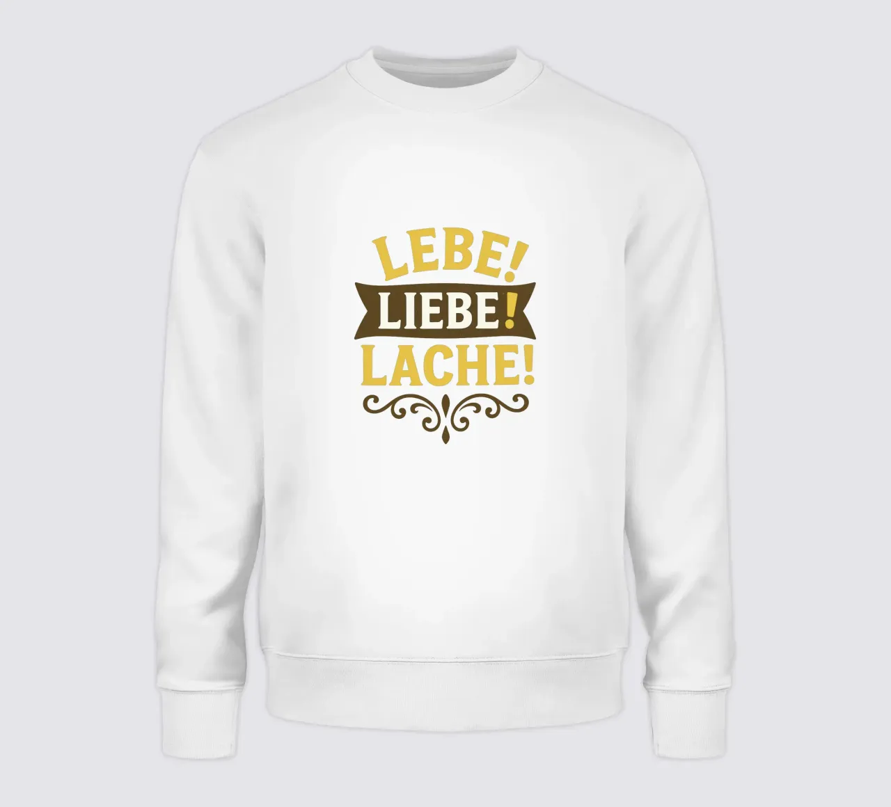 LEBE LIEBE LACHE sweatshirt van Vintage Van Gogh