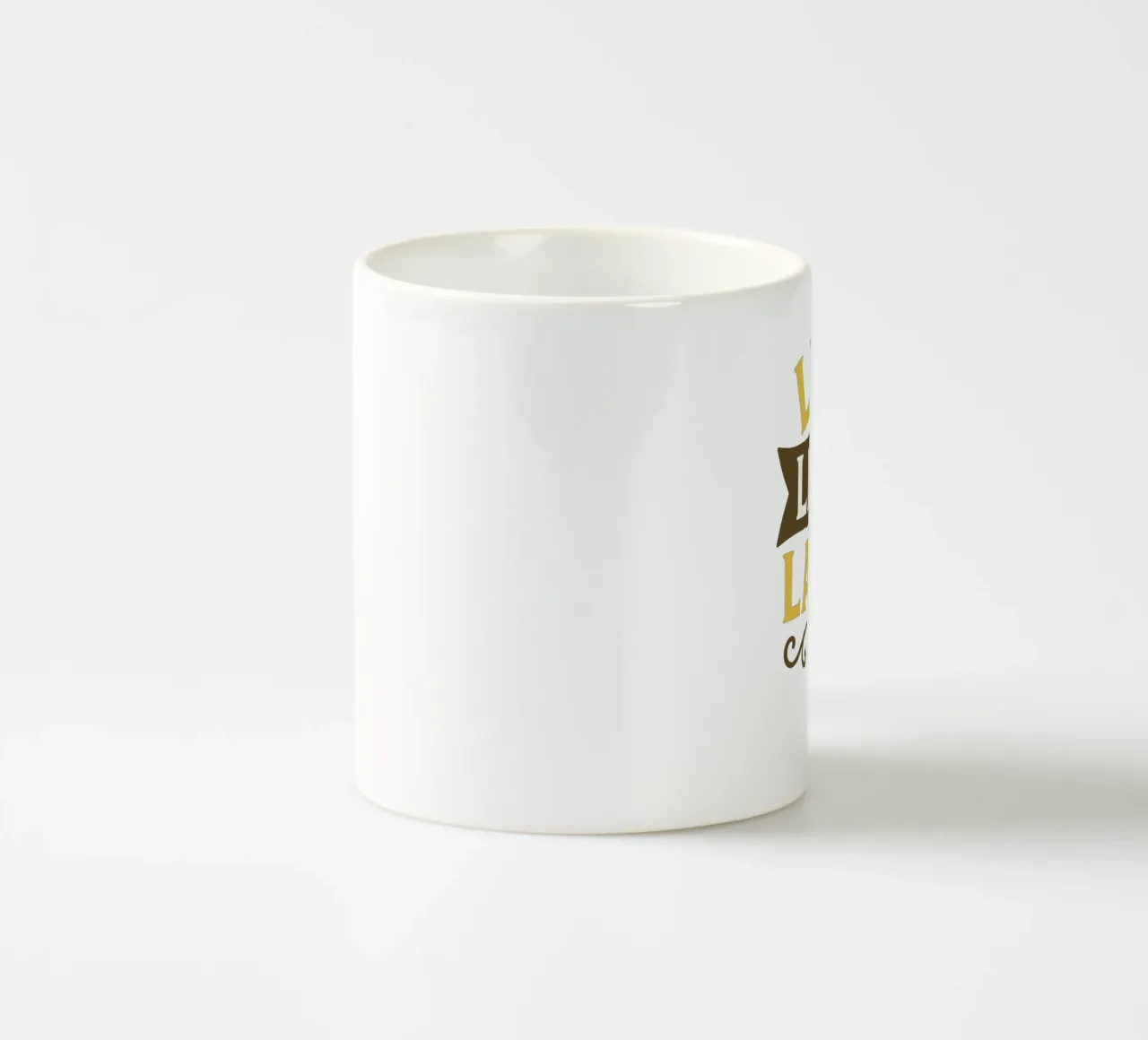 LEBE LIEBE LACHE tazza in ceramica da Vintage Van Gogh