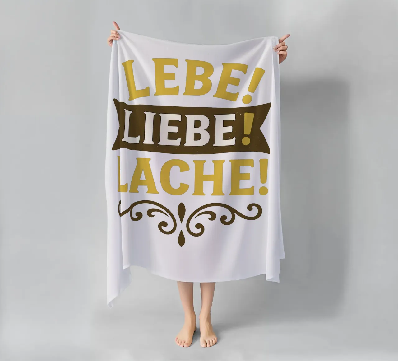 LEBE LIEBE LACHE telo mare da Vintage Van Gogh