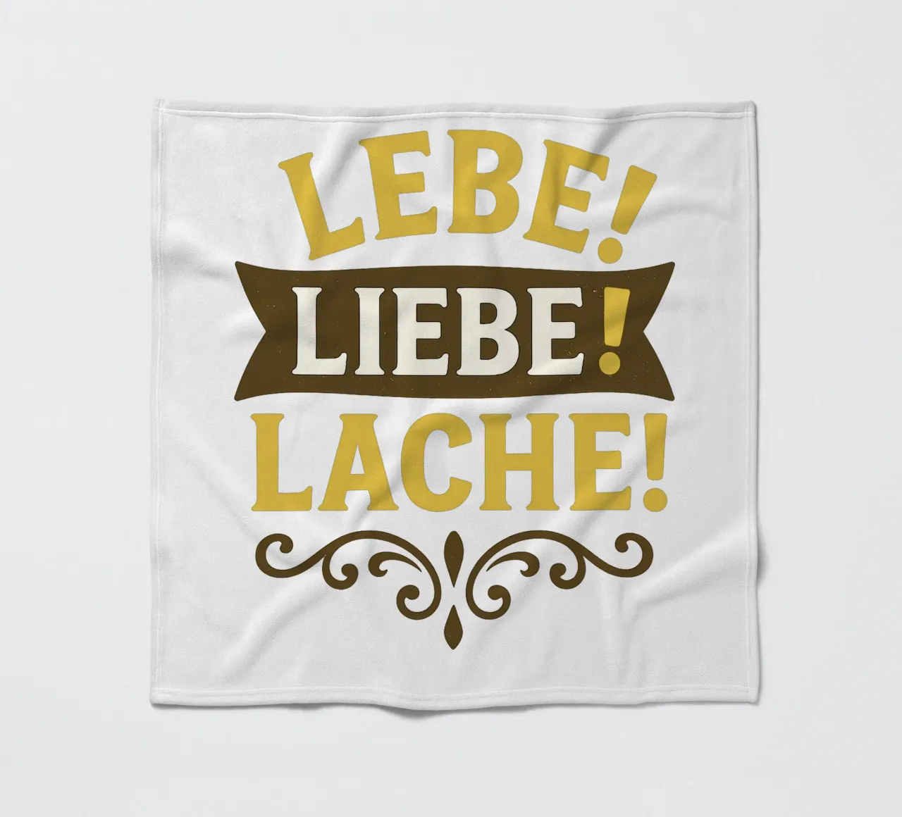 LEBE LIEBE LACHE coperta in pile da Vintage Van Gogh