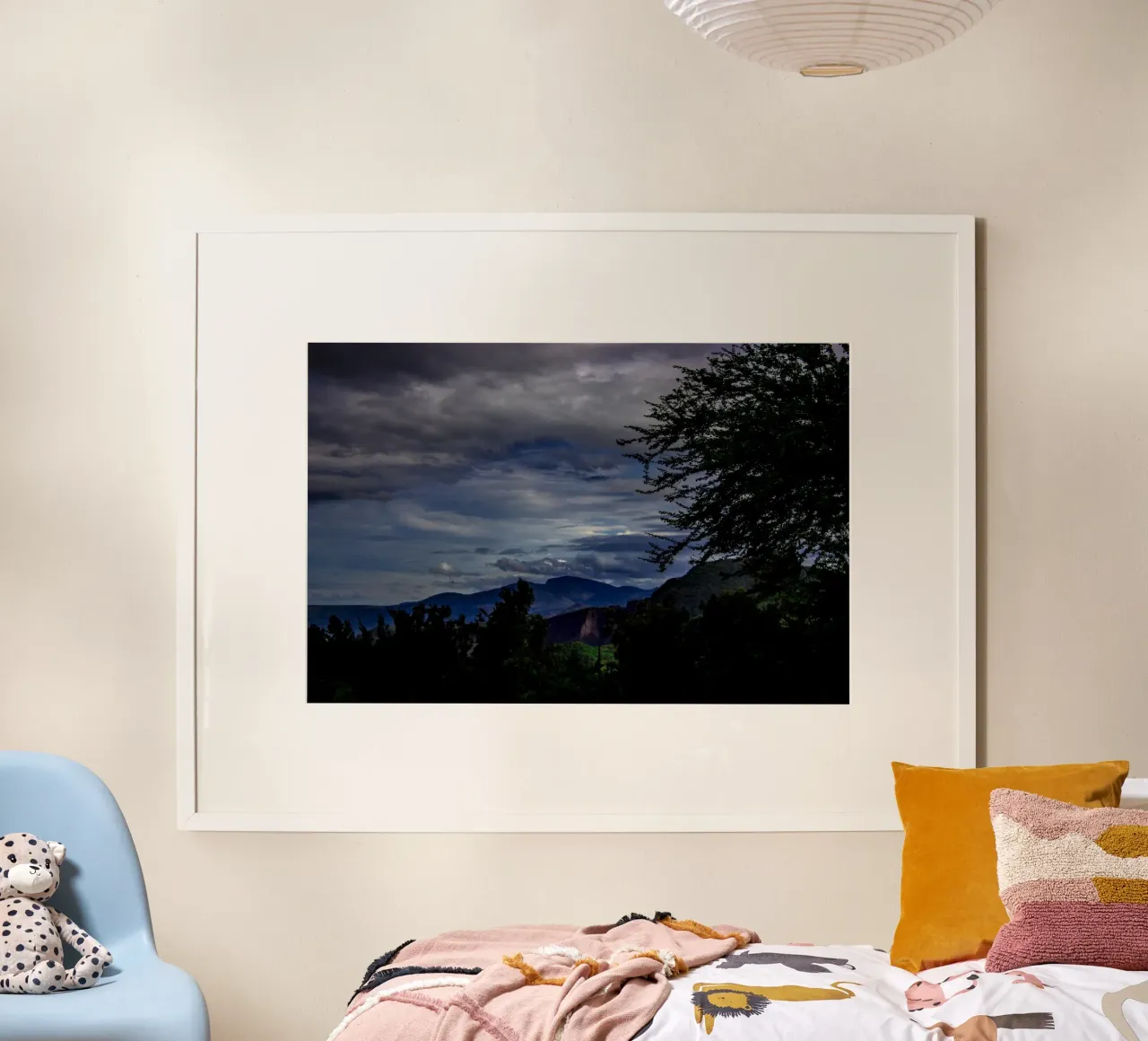 Nella foresta poster da PhotoVibe Decor