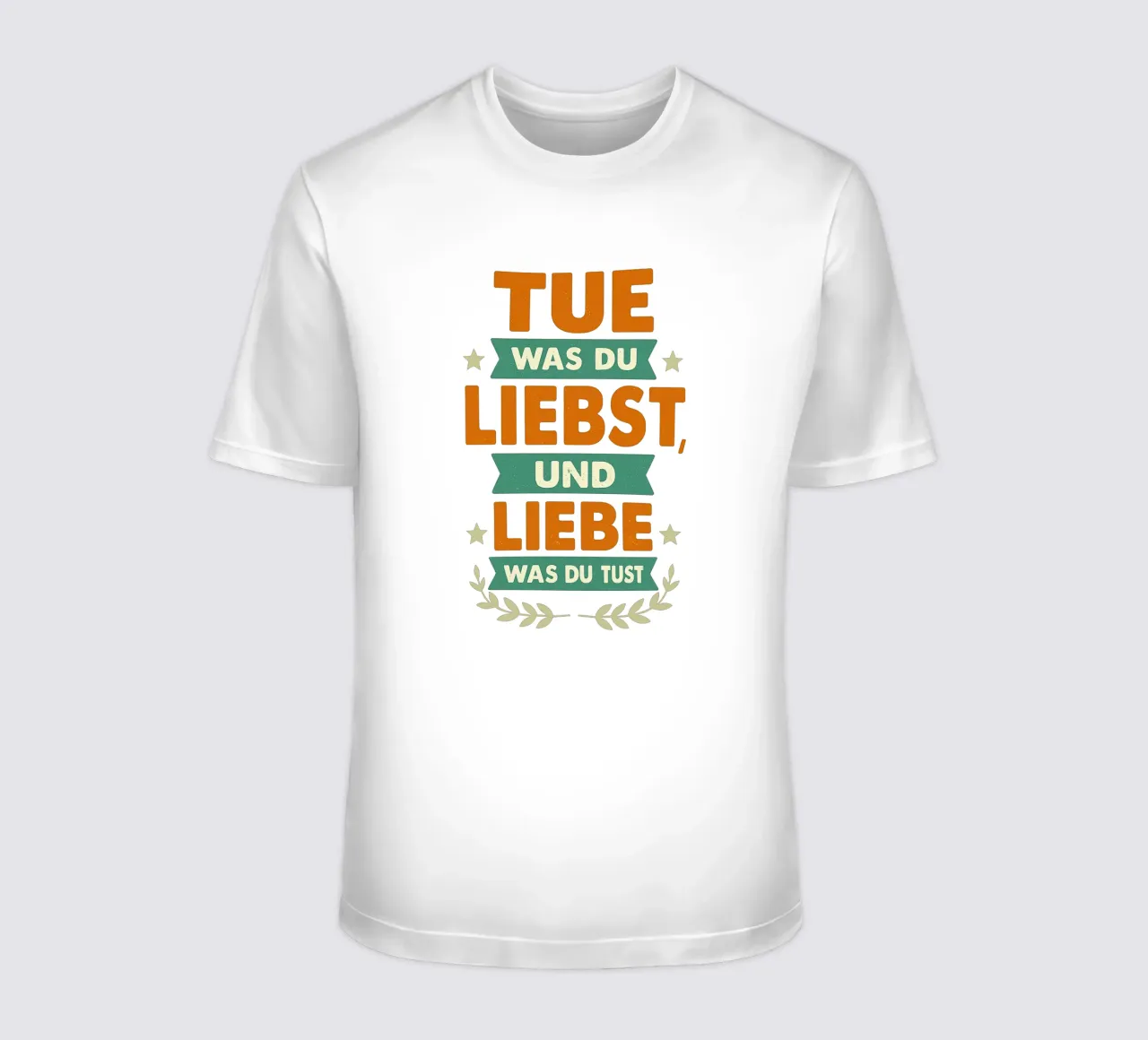 TUE WAS DU LIEBST UND LIEBE WAS DU TUST t-shirt da Vintage Van Gogh