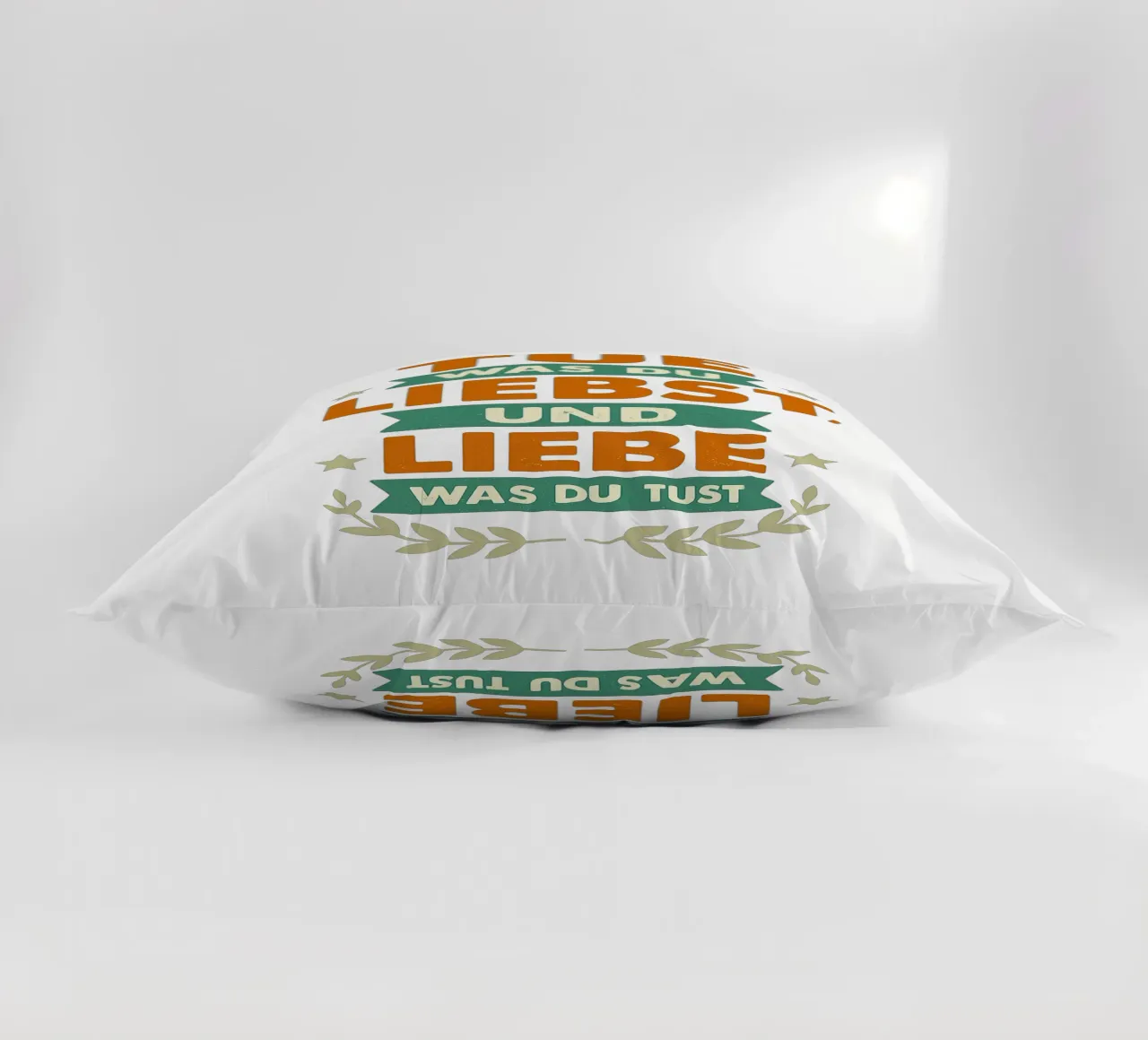 TUE WAS DU LIEBST UND LIEBE WAS DU TUST cuscino da Vintage Van Gogh