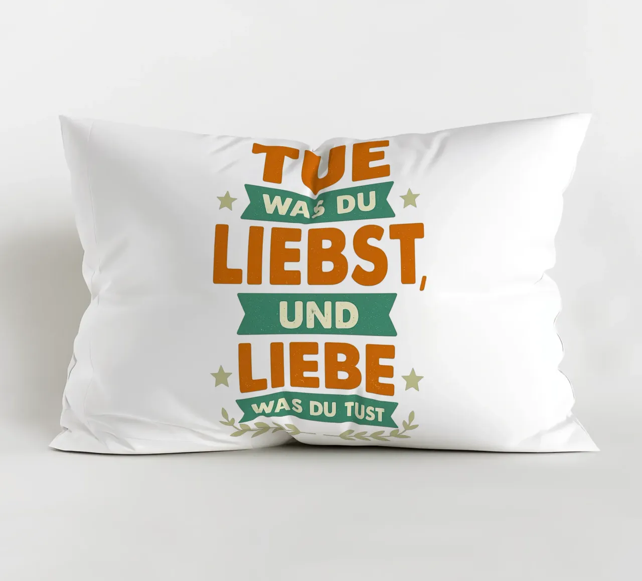 TUE WAS DU LIEBST UND LIEBE WAS DU TUST cuscino da Vintage Van Gogh