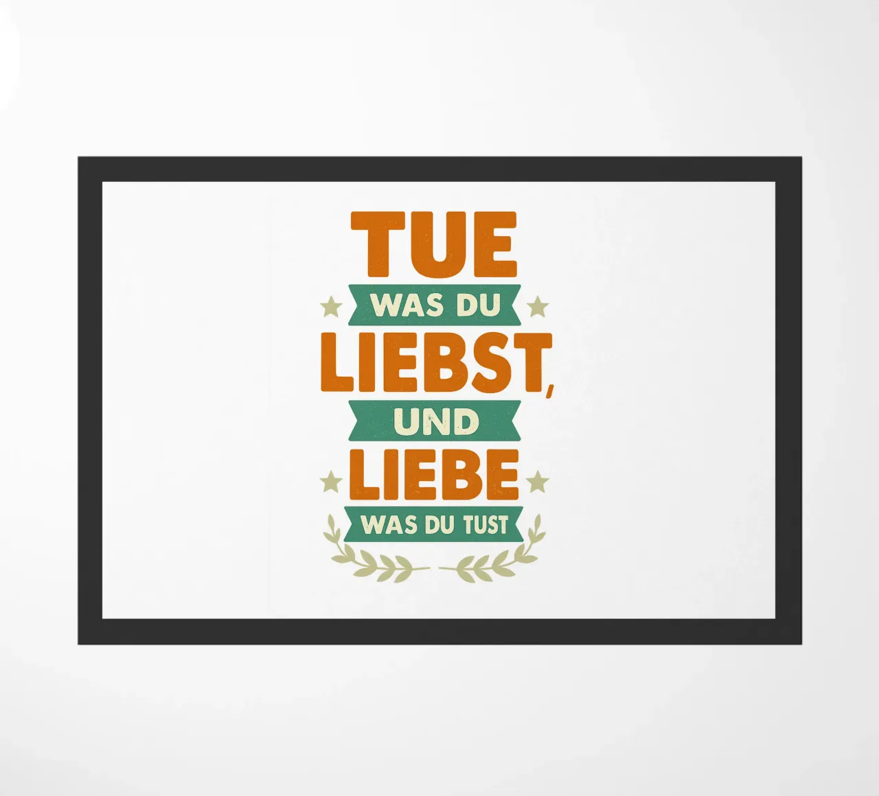 TUE WAS DU LIEBST UND LIEBE WAS DU TUST zerbino da Vintage Van Gogh