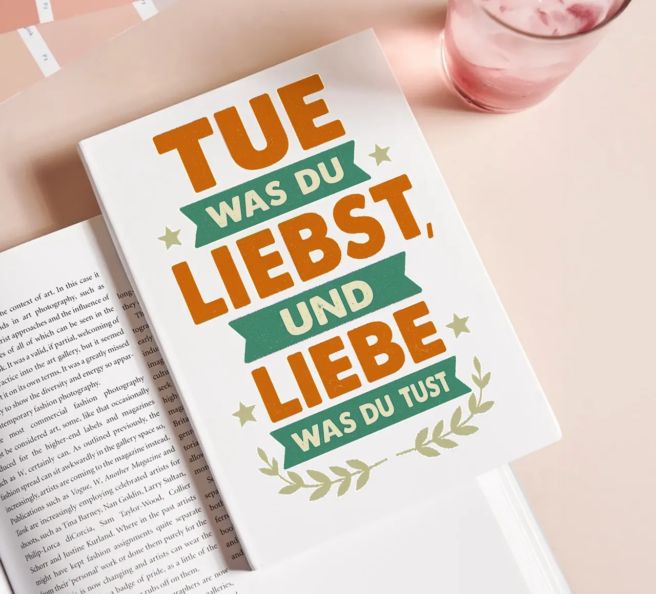 TUE WAS DU LIEBST UND LIEBE WAS DU TUST notebook by Vintage Van Gogh