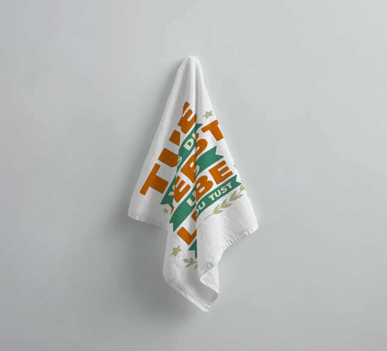TUE WAS DU LIEBST UND LIEBE WAS DU TUST towel by Vintage Van Gogh