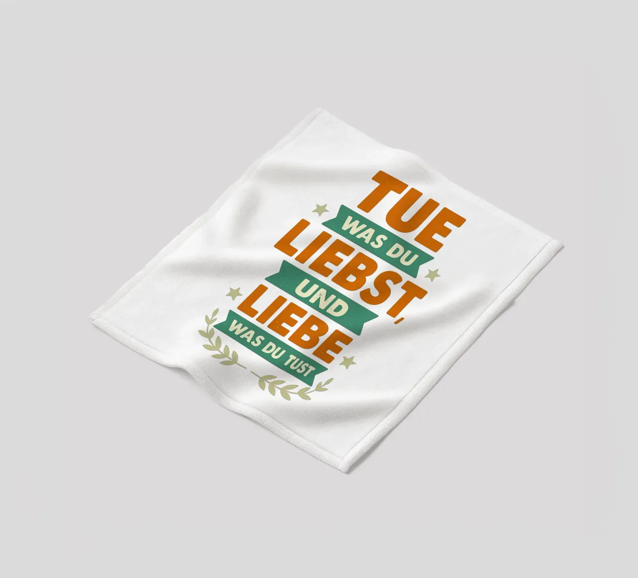 TUE WAS DU LIEBST UND LIEBE WAS DU TUST coperta in pile da Vintage Van Gogh