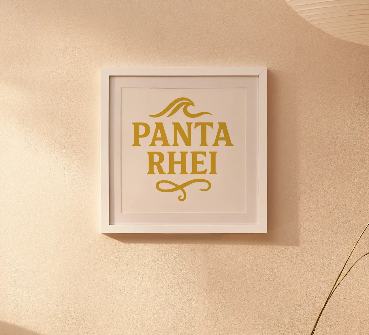 PANTA RHEI - ALLES FLIESST poster da Vintage Van Gogh