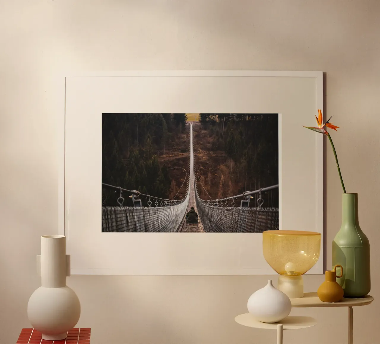 Nella foresta poster da PhotoVibe Decor