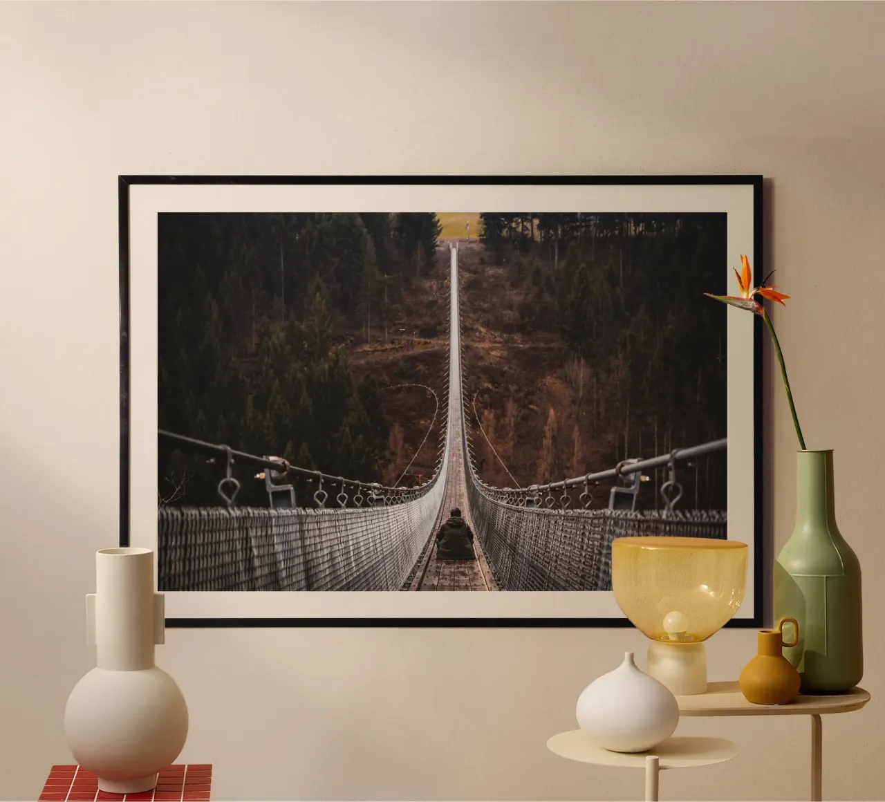 Nella foresta poster da PhotoVibe Decor