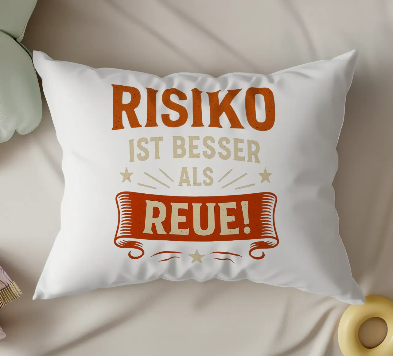 RISIKO IST BESSER ALS REUE cuscino da Vintage Van Gogh