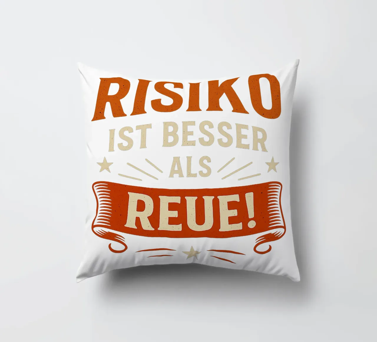 RISIKO IST BESSER ALS REUE cuscino da Vintage Van Gogh