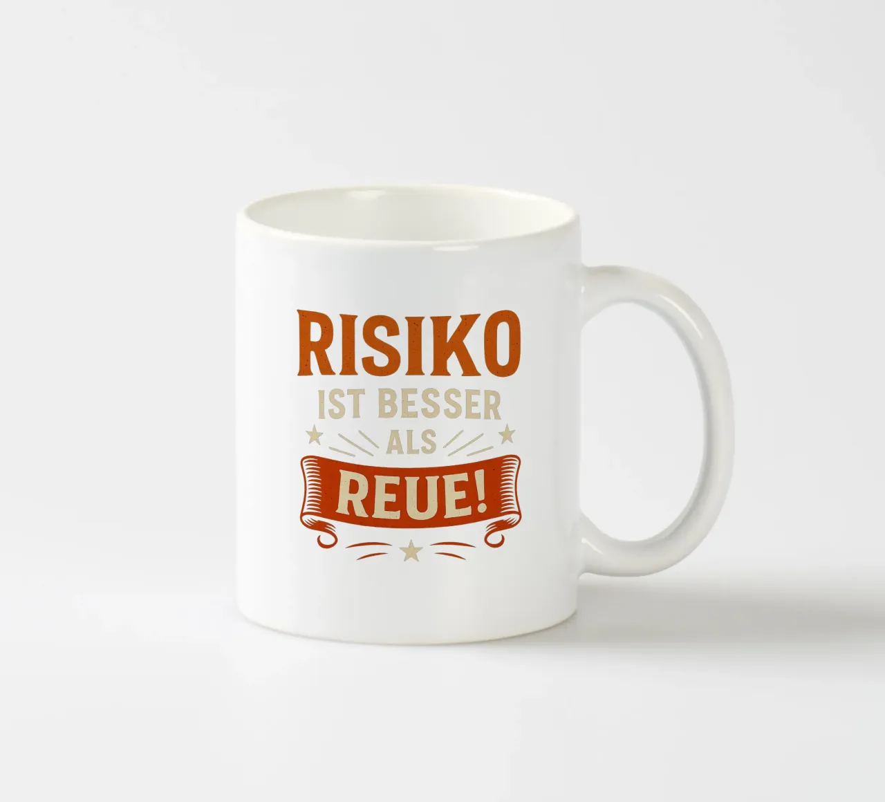 RISIKO IST BESSER ALS REUE tazza in ceramica da Vintage Van Gogh