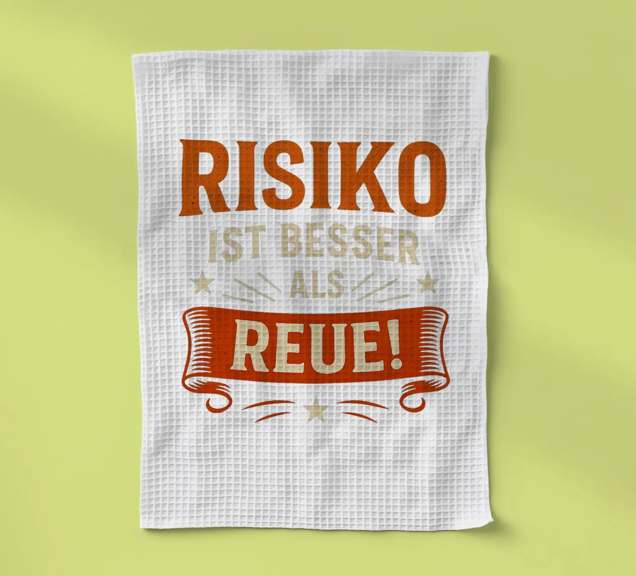 RISIKO IST BESSER ALS REUE canovaccio da cucina da Vintage Van Gogh
