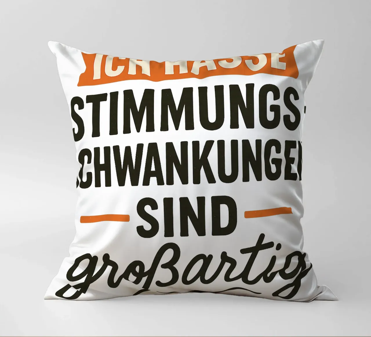 ICH HASSE STIMMUNGSSCHWANKUNGEN SIND GROSSARTIG cuscino da Vintage Van Gogh