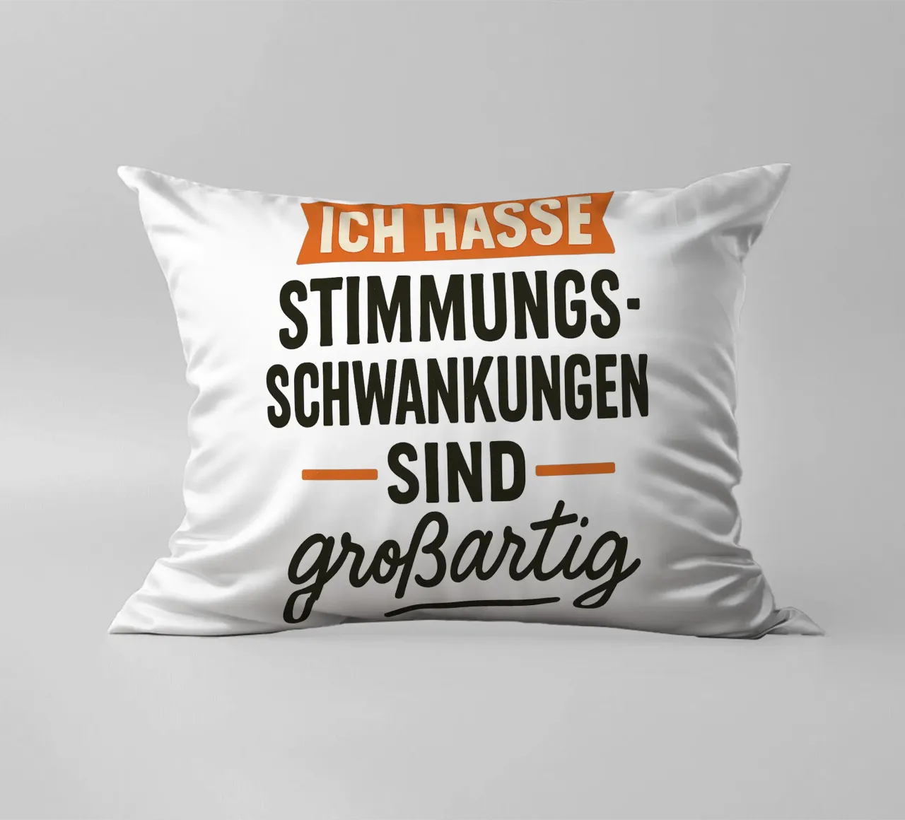 ICH HASSE STIMMUNGSSCHWANKUNGEN SIND GROSSARTIG cuscino da Vintage Van Gogh