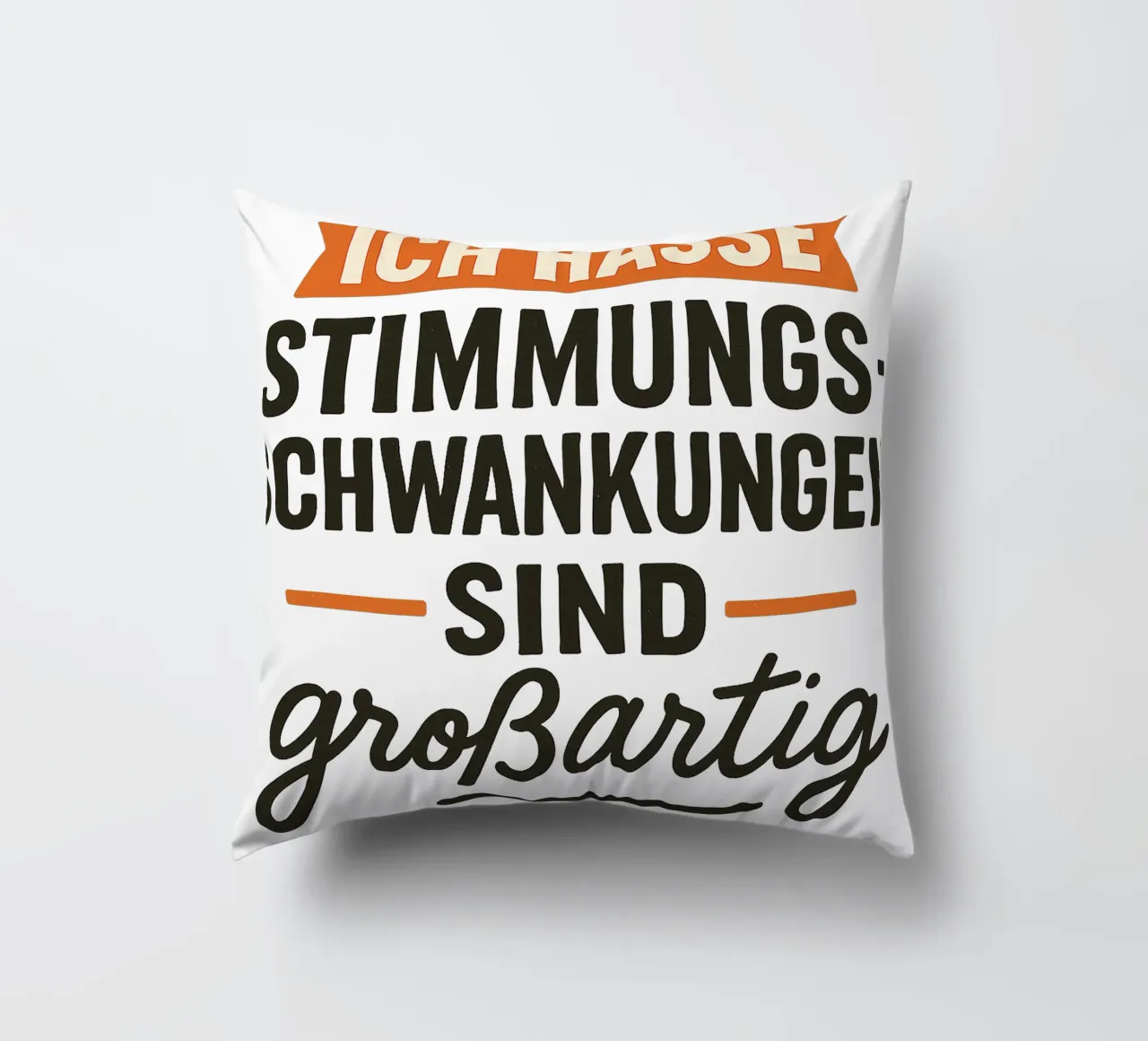 ICH HASSE STIMMUNGSSCHWANKUNGEN SIND GROSSARTIG cuscino da Vintage Van Gogh