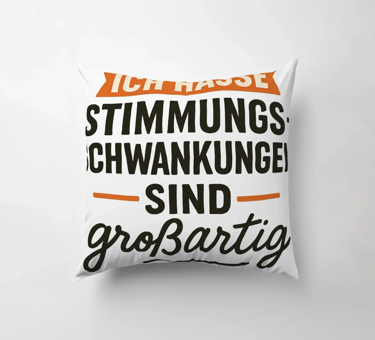 ICH HASSE STIMMUNGSSCHWANKUNGEN SIND GROSSARTIG cuscino da Vintage Van Gogh