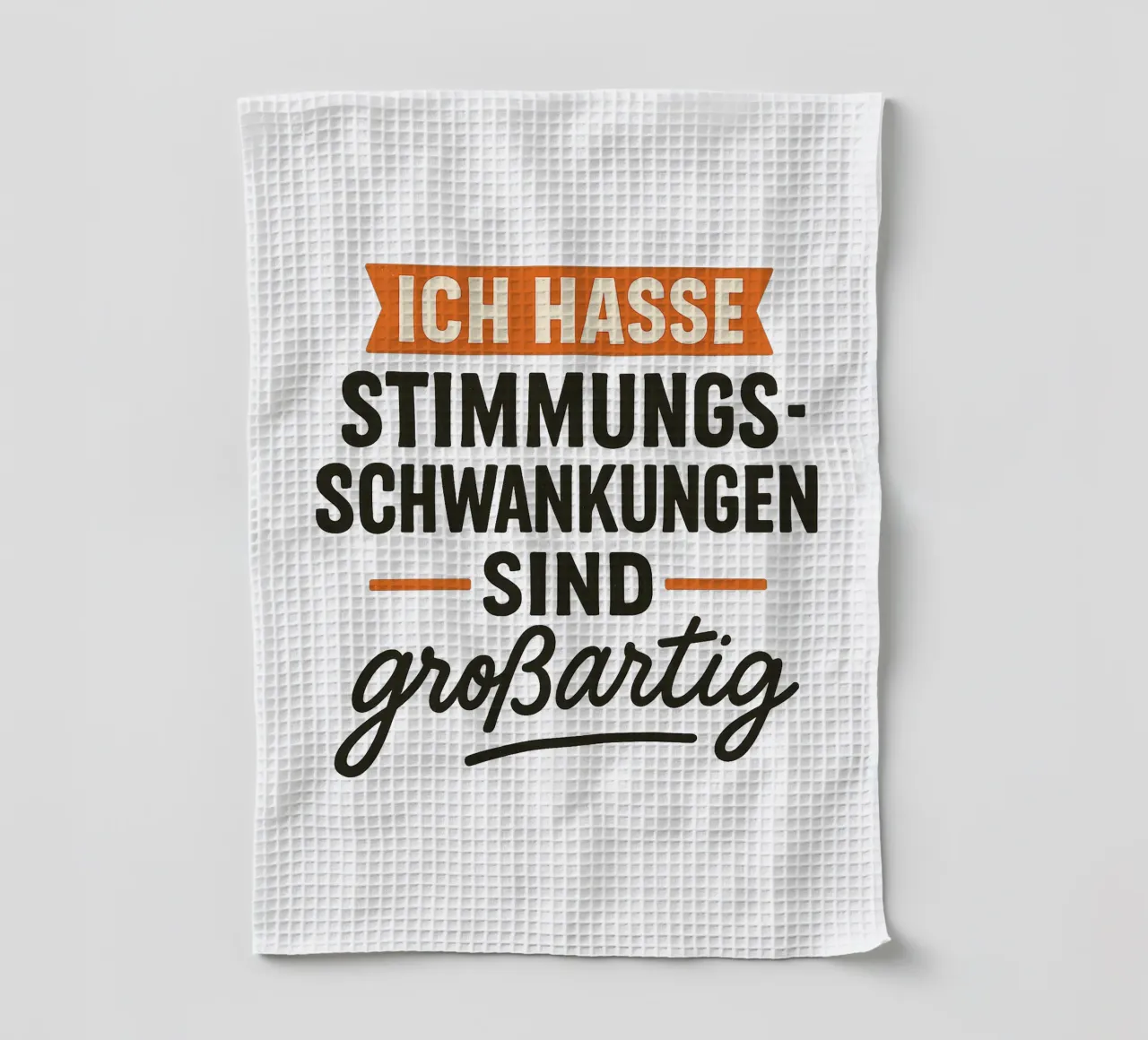 ICH HASSE STIMMUNGSSCHWANKUNGEN SIND GROSSARTIG canovaccio da cucina da Vintage Van Gogh