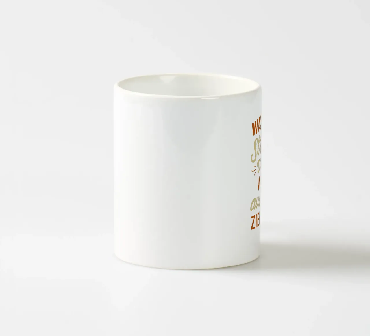 WAS DU BIST, STRAHLST DU AUS tazza in ceramica da Vintage Van Gogh