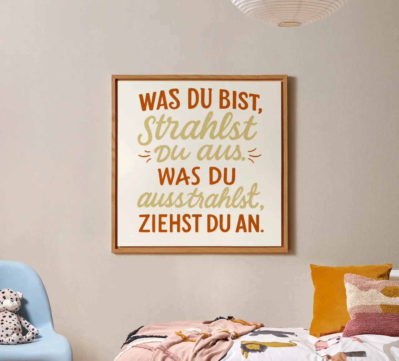 WAS DU BIST, STRAHLST DU AUS Forex-Platte von Vintage Van Gogh