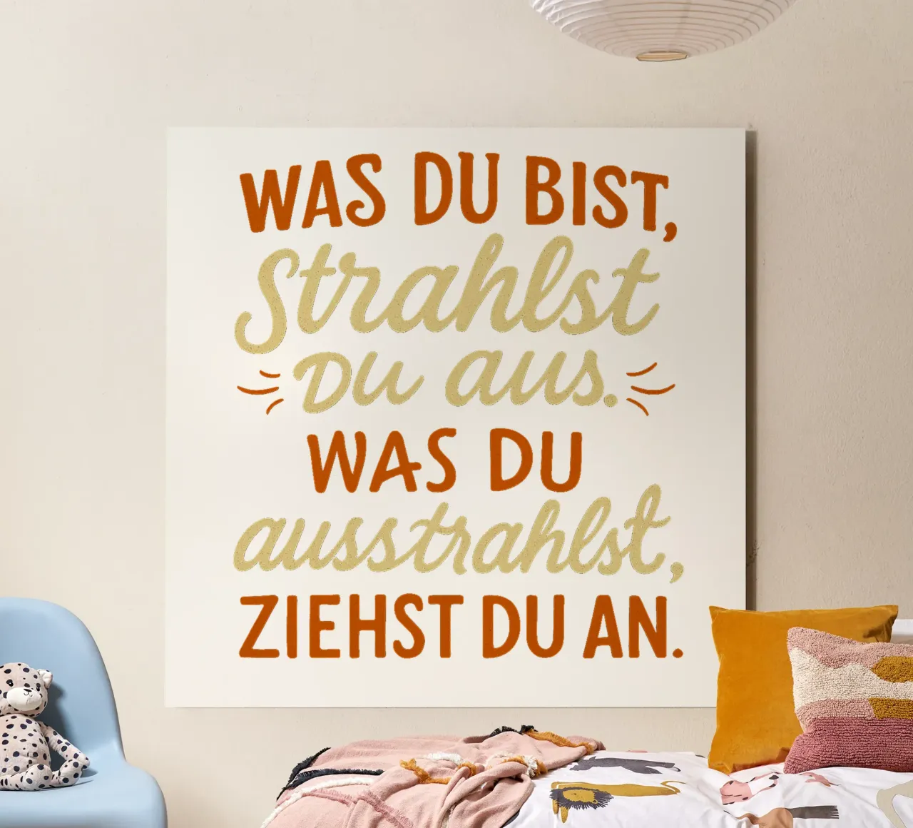 WAS DU BIST, STRAHLST DU AUS Forex-Platte von Vintage Van Gogh