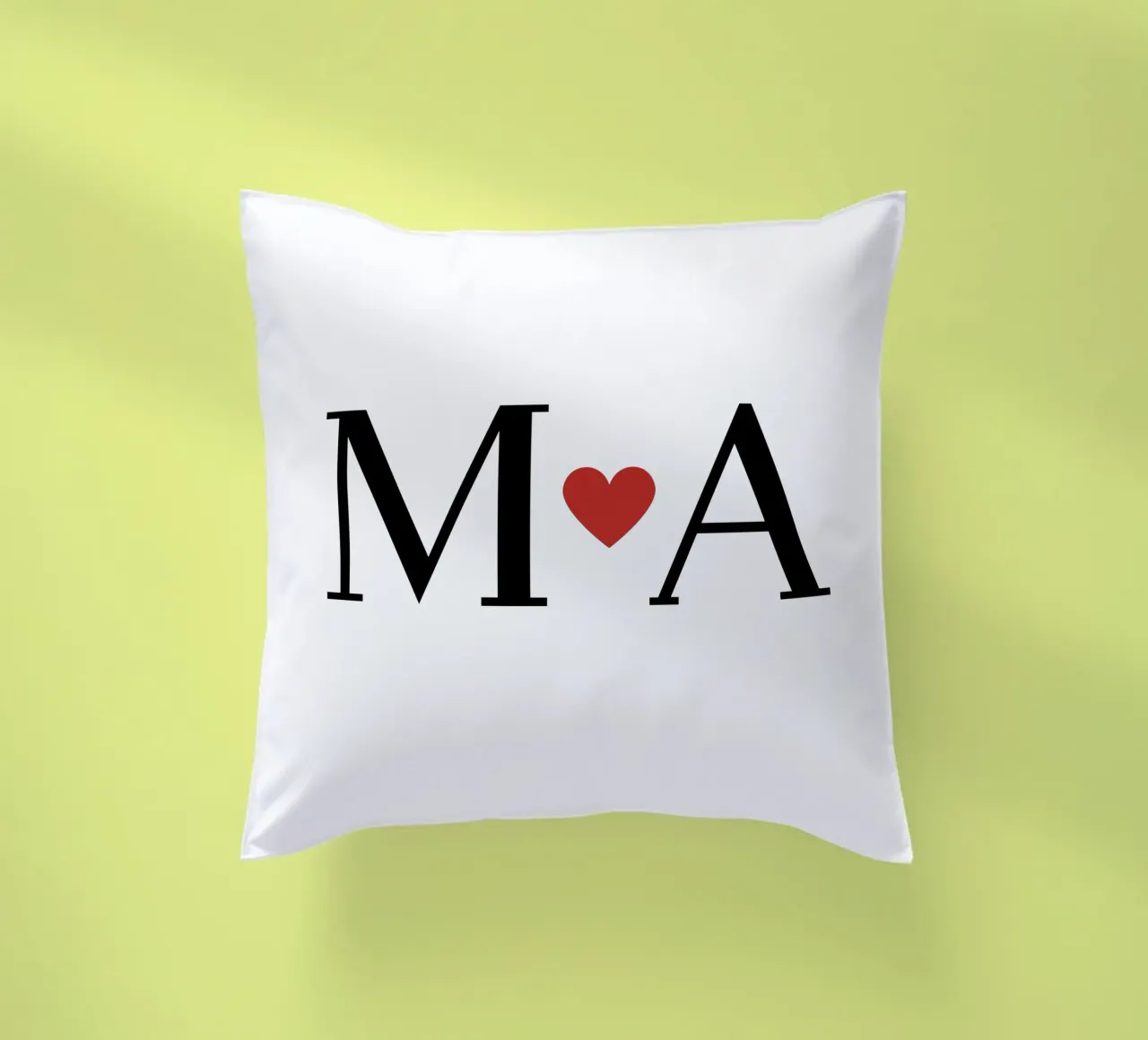 M A Heart Design - Regalo d'amore cuscino da StrindesignStudio