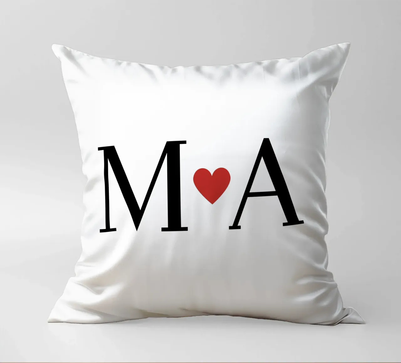 M A Heart Design - Regalo d'amore cuscino da StrindesignStudio