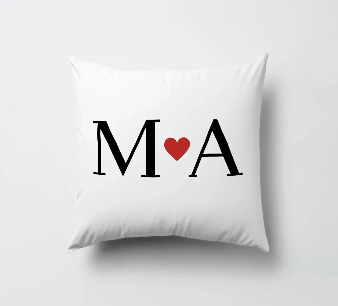M A Heart Design - Regalo d'amore cuscino da StrindesignStudio