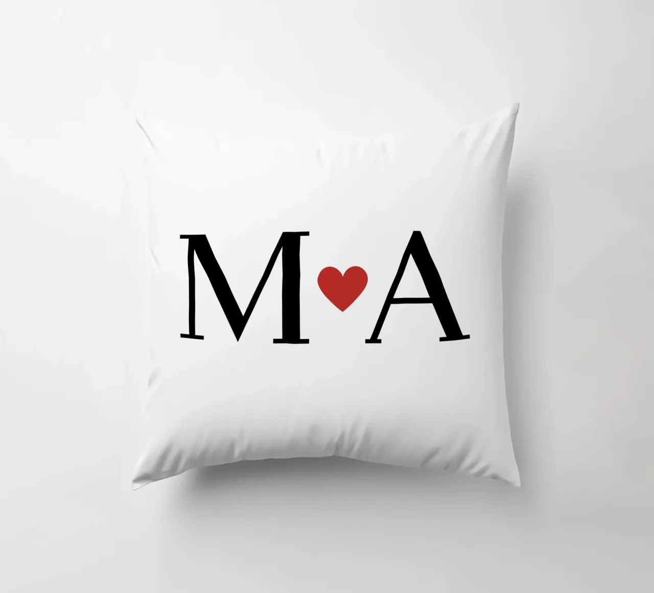 M A Heart Design - Regalo d'amore cuscino da StrindesignStudio