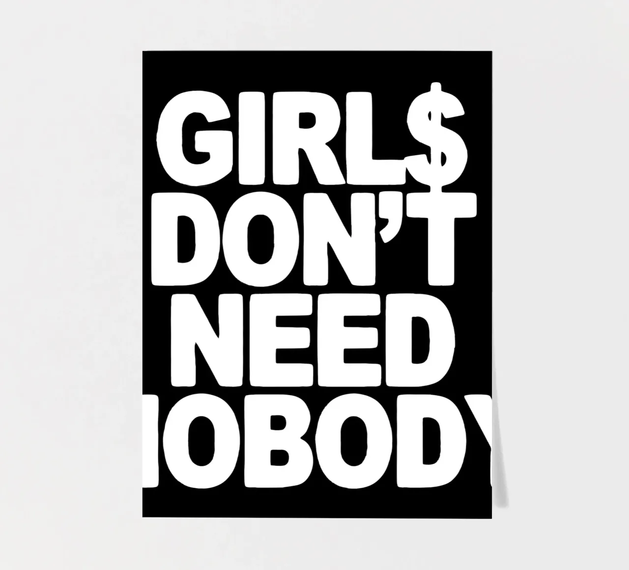 Dom Dolla Don't Need Nobody V2 sticker sheet by carleemiller