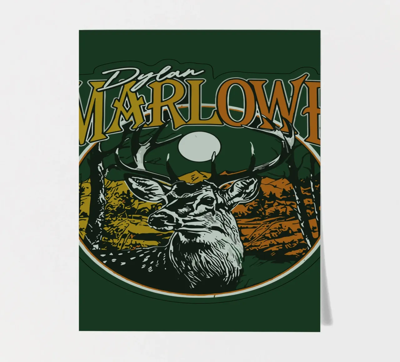 Dylan Marlowe DM Deer V1 foglio adesivo da carleemiller