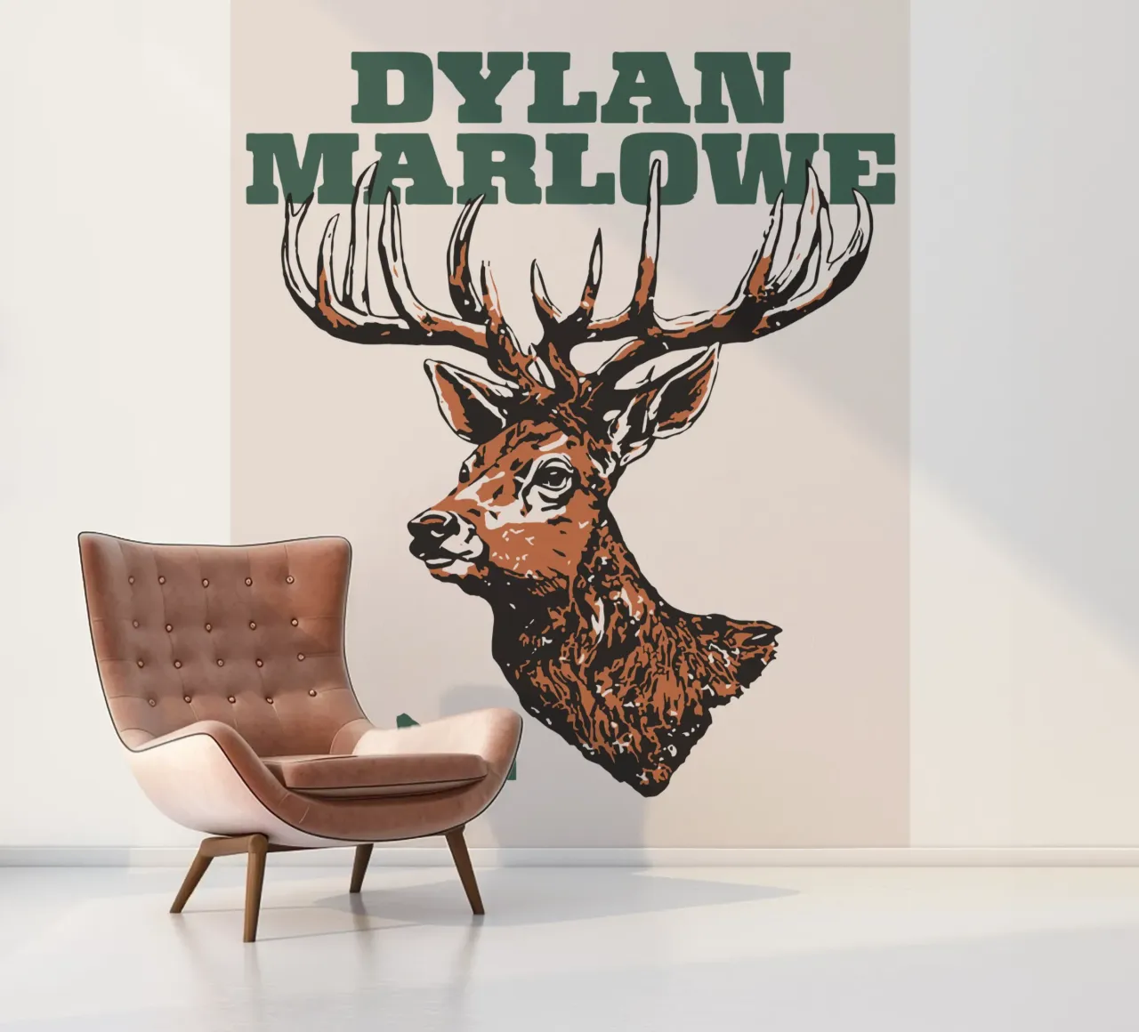 Dylan Marlowe DM Deer V2 papel para pared de carleemiller