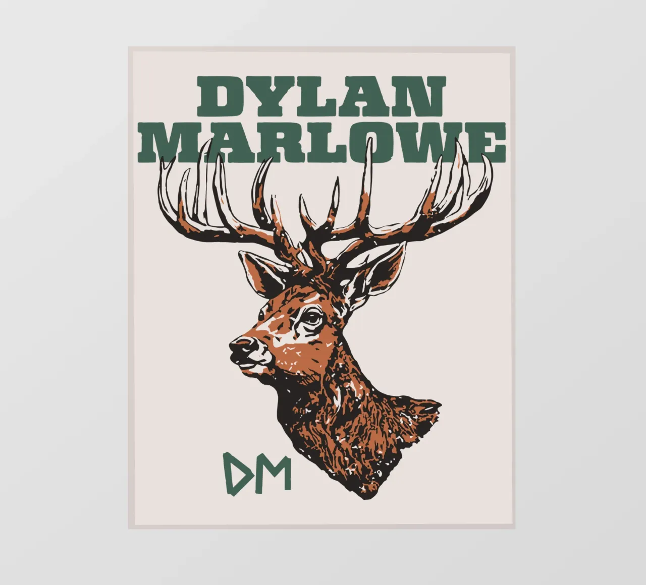 Dylan Marlowe DM Deer V2 papel para pared de carleemiller
