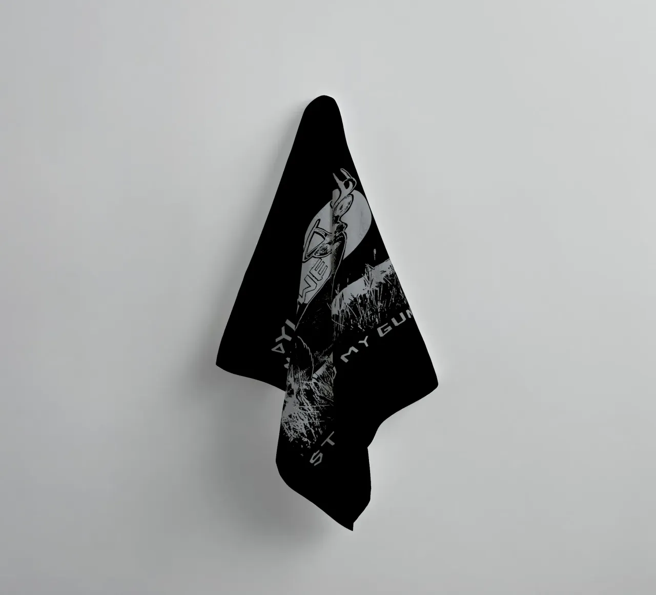 Dylan Marlowe DM Stick To My Guns V2 asciugamano da bagno da carleemiller