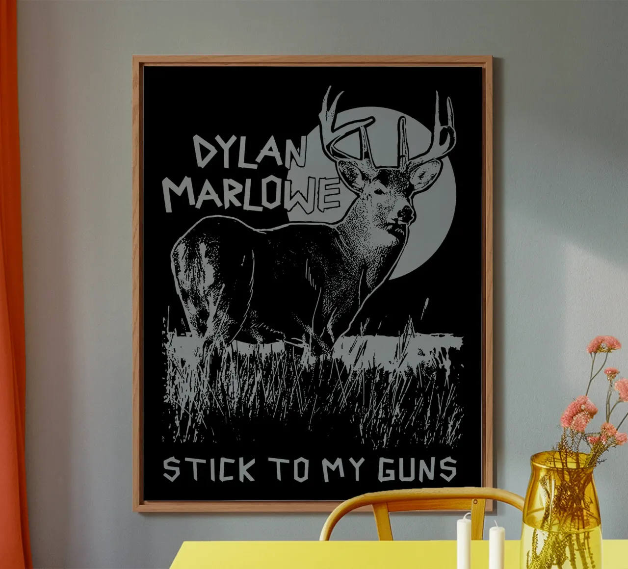 Dylan Marlowe DM Stick To My Guns V2 alluminio dibond da carleemiller