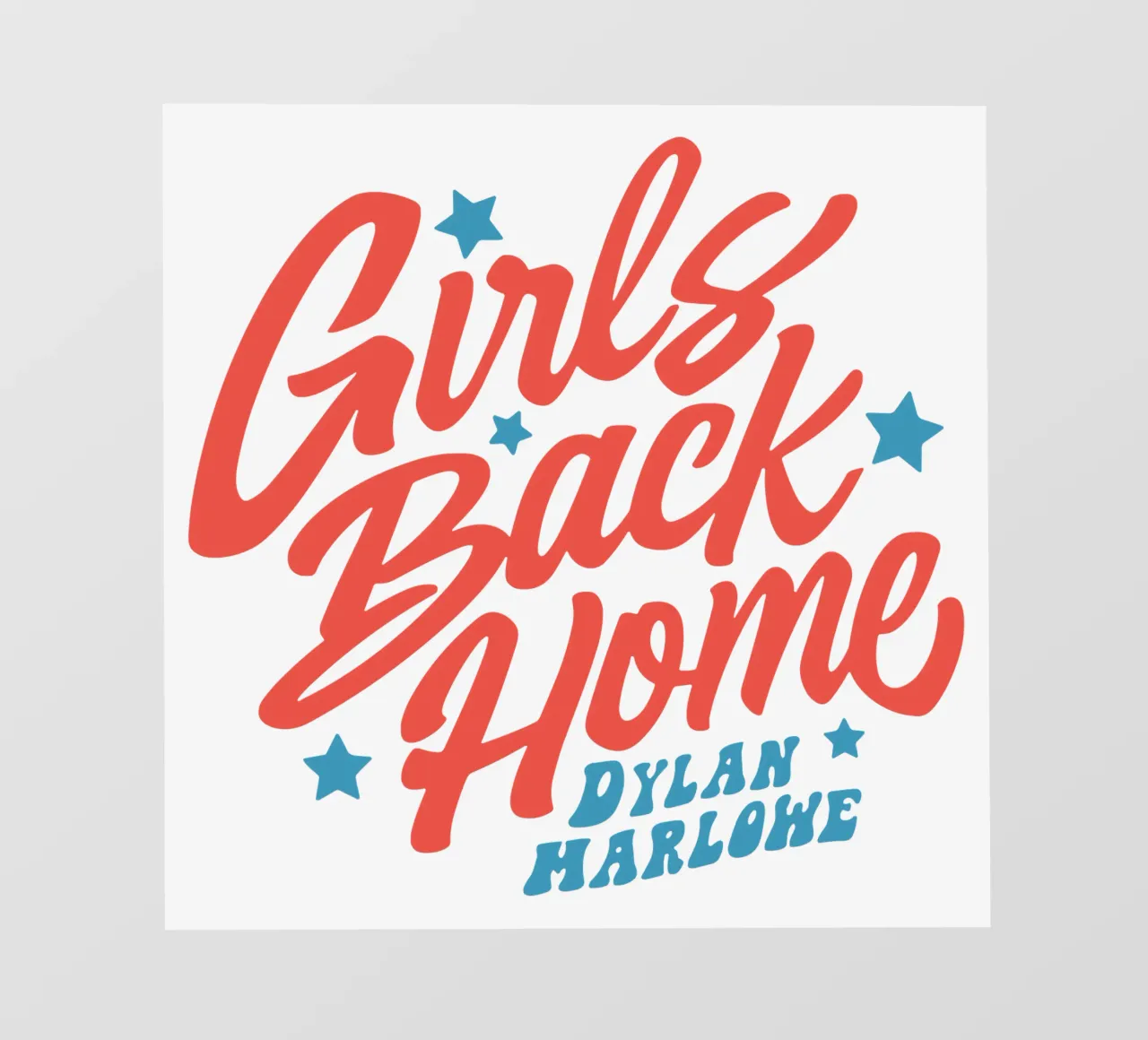 Dylan Marlowe Girls Back Home Backlit Folie von carleemiller