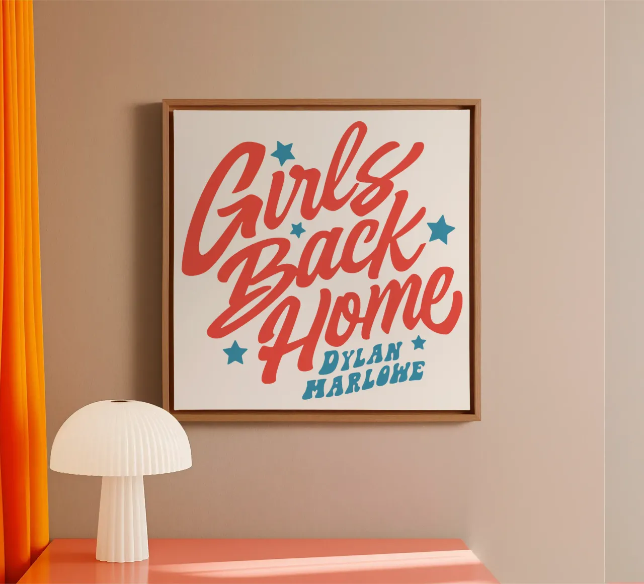 Dylan Marlowe Girls Back Home Leinwand von carleemiller