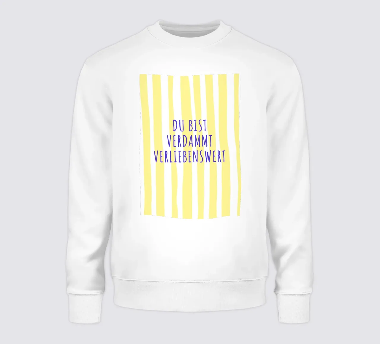 Du bist verdammt verliebenswert. felpa da FRICKE DESIGN